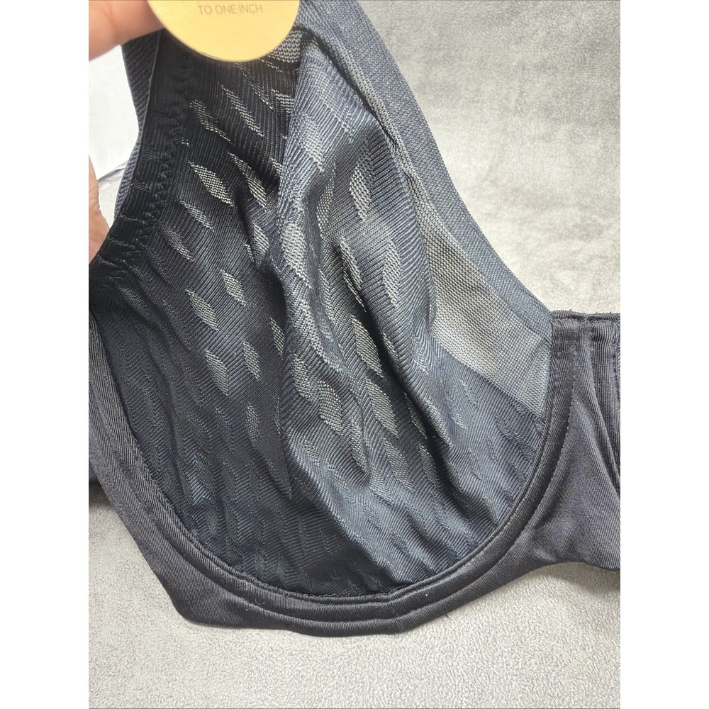 Wacoal Elevated Allure Underwire Black Bra 855336 Size 34DDD - Picture 2 of 7